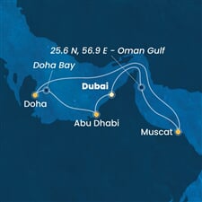 Costa Toscana - Arabské emiráty, Omán, Katar (z Dubaje)