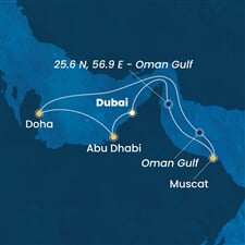 Costa Toscana - Arabské emiráty, Omán, Katar (z Dubaje)