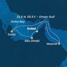 Costa Toscana - Arabské emiráty, Omán, Katar (z Dubaje)