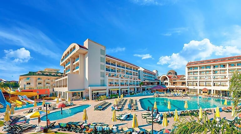 Hotel Seher Sun Palace Resort & Spa: fotografie vybavení exteriérů a interiérů ubytování.