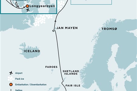 17 Days Extensive Arctic Ocean - North Spitsbergen Explorer (m/v Ortelius)