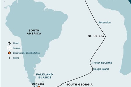 Atlantic Odyssey excl. Antarctic Peninsula to Cape Verde (m/v Plancius)