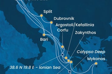Costa Deliziosa - Itálie, Řecko, Chorvatsko (z Benátek)