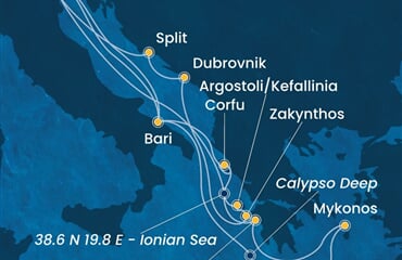 Costa Deliziosa - Itálie, Řecko, Chorvatsko (z Benátek)