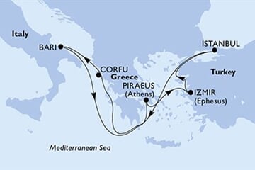 MSC Sinfonia - Turecko, Řecko, Itálie (Izmir (Smyrna))