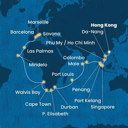Trasa plavby CDE-HKG48A02