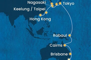 Costa Deliziosa - Austrálie, Japonsko, Jižní Korea, Čína (ze Sydney)