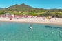 Hotelová pláž, Castiadas, Sardinie