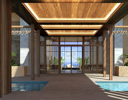 Hotel Jaz Riviera: fotografie vybavení exteriérů a interiérů ubytování.