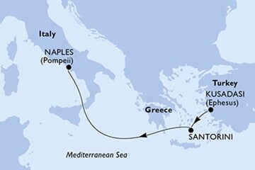 MSC Divina - Turecko, Řecko, Itálie (Kusadasi)