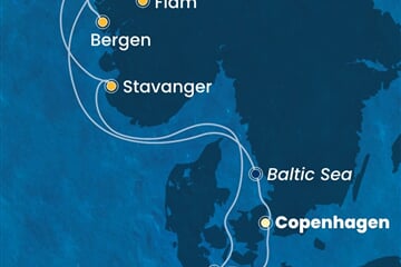 Costa Diadema - Dánsko, Norsko, Německo (z Kodaně)