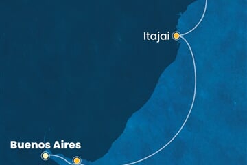 Costa Diadema - Argentina, Uruguay, Brazílie (Buenos Aires)