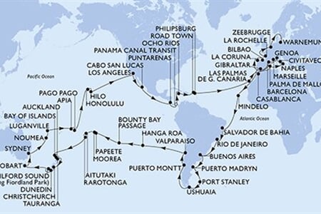 MSC MAGNIFICA - Itálie, Francie, Španělsko, Gibraltar, Maroko, ... (z Janova)