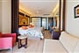 Hotel Limak Lara Deluxe & Resort: fotografie vybavení exteriérů a interiérů ubytování.