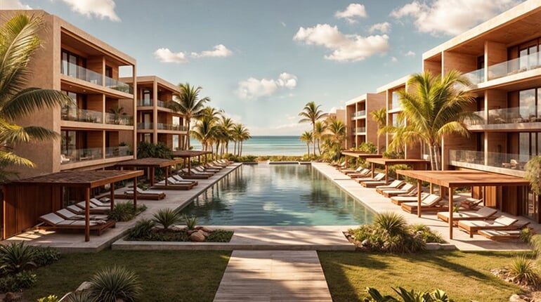 Hotel Jaz Elite Asteria: fotografie vybavení exteriérů a interiérů ubytování.