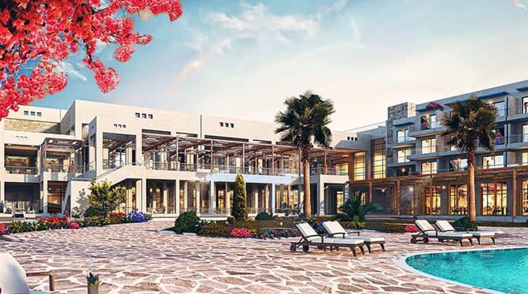 Hotel Jaz Elite Asteria: fotografie vybavení exteriérů a interiérů ubytování.