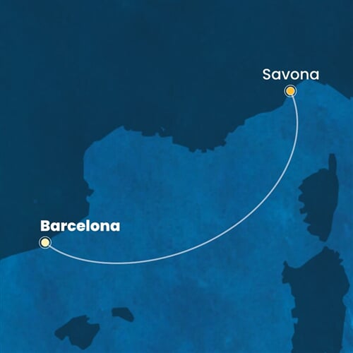 Trasa plavby CFS-BCN01A1G