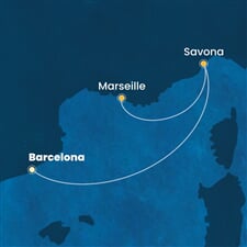 Costa Fascinosa - Španělsko, Itálie, Francie (z Barcelony)