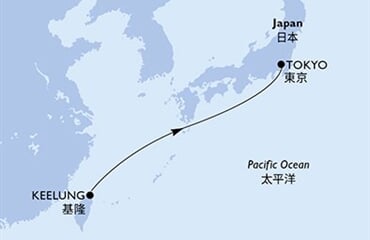 MSC Bellissima - Tchajwan, Japonsko (Keelung)