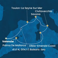 Costa Pacifica - Španělsko, Itálie, Francie (Valencie)