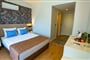 Hotel Eldar Garden Resort: fotografie vybavení exteriérů a interiérů ubytování.