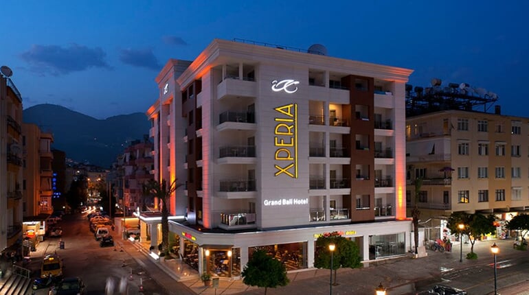 Hotel Xperia Saray Beach: fotografie vybavení exteriérů a interiérů ubytování.