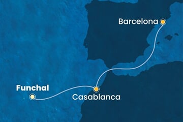 Costa Fortuna - Portugalsko, Maroko, Španělsko (Funchal)