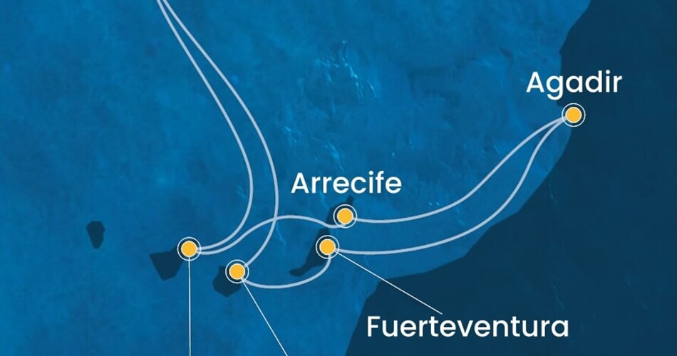 Trasa plavby CFO-FNC07A0A