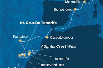 Costa Fortuna - Španělsko, Portugalsko, Maroko, Francie, Itálie (Santa Cruz de Tenerife)