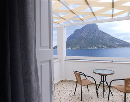 Aparthotel Kalymnos Village: fotografie vybavení exteriérů a interiérů ubytování.