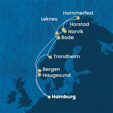 Costa Favolosa - Německo, Norsko (Hamburk)