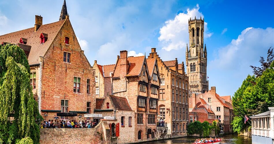 Foto - Belgická města + PLAVBA HISTORICKÝMI KANÁLY + GENTSKÝ NOS A PRALINKY (letecky z