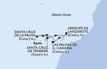 MSC Fantasia - Španělsko (Arrecife)