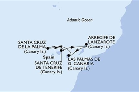 MSC Fantasia - Španělsko (Arrecife)