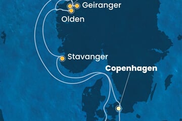 Costa Diadema - Dánsko, Norsko, Německo (z Kodaně)