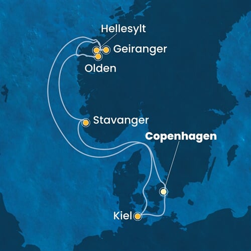 Trasa plavby CDI-CPH07A2L