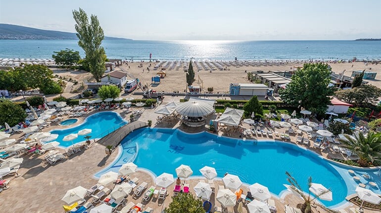 Hotel Sentido Neptun Beach: fotografie vybavení exteriérů a interiérů ubytování.