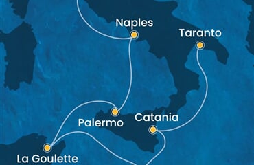 Costa Fascinosa - Itálie, Tunisko, Malta (z Civitavecchie)