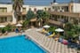Aparthotel Kavros Garden: fotografie vybavení exteriérů a interiérů ubytování.