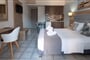 Aparthotel Aristo: fotografie vybavení exteriérů a interiérů ubytování.