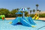 Hotel Amwaj Oyoun Beach Resort: fotografie vybavení exteriérů a interiérů ubytování.