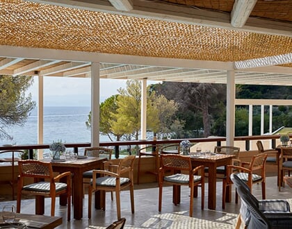 Hotel Elivi Skiathos: fotografie vybavení exteriérů a interiérů ubytování.