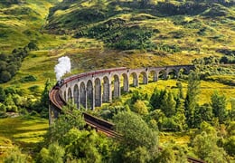 Skotsko po stopách Harryho Pottera + HRAD STIRLING + LOCH NESS (letecky z Prahy