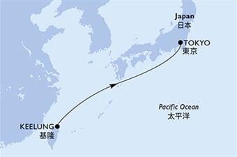 MSC Bellissima - Tchajwan, Japonsko (Keelung)