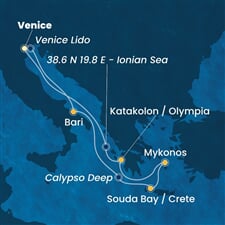 Costa Deliziosa - Itálie, Řecko (z Benátek)