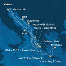 Costa Deliziosa - Itálie, Řecko, Chorvatsko (z Benátek)