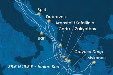 Costa Deliziosa - Itálie, Řecko, Chorvatsko (z Benátek)