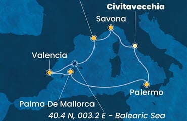 Costa Pacifica - Itálie, Francie, Španělsko (z Civitavecchie)