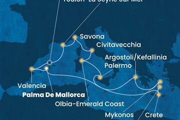 Costa Pacifica - Španělsko, Řecko, Itálie, Francie (Palma de Mallorca)