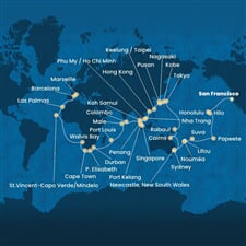 Costa Deliziosa - USA, Franc. Polynésie, Fidži, Nová Kaledonie, Austrálie, ...